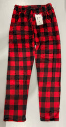 J.Y. FASHION PANTS WARM - SIZE: LARGE/X-LARGE - RED AND BLACK - Brand New
