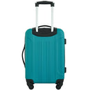 TCL 77993 360 TRAVELERS CLUB CHICAGO HARDSIDE LUGGAGE, 3 PIECE SET - TEAL - Brand New