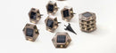BRIGHTEASE SET OF 10 MULTI-USE SOLAR LIGHTS WITH STAKES-BRONZE - BRONZE (COPPER) - Like New