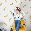 Mr. Kate Banana Print Peel and Stick Wallpaper by RoomMates - Yellow - Brand New