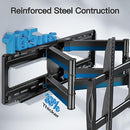 PERLESMITH FULL MOTION TV WALL MOUNT FOR 50”-90” TVS UP TO - Scratch & Dent