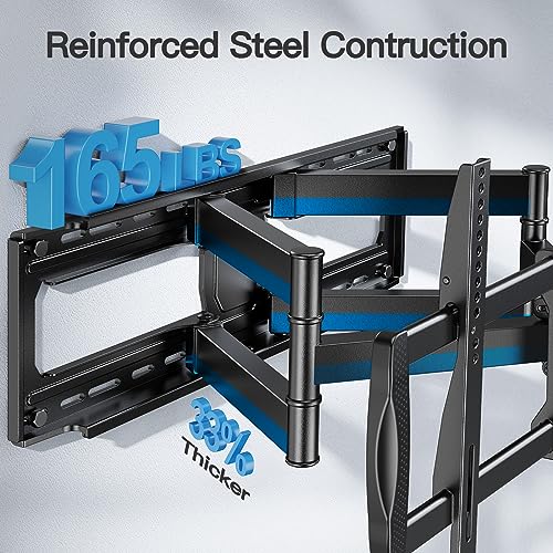 PERLESMITH FULL MOTION TV WALL MOUNT FOR 50”-90” TVS UP TO - Scratch & Dent