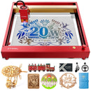 MAKEBLOCK XTOOL D1 20W DIOD CUTTER/GIFT/CARD MACHINE, 20000MW, MD1-PRO-L20-RED - Like New
