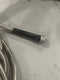 METAL GARDEN HOSE 100FT- STAINLESS STEEL WATER HOSE WITH SOLID FITTING - SILVER - Like New