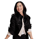 AMAZON ESSENTIALS WOMEN'S OVERSIZED-FIT HEAVYWEIGHT DENIM SHIRT JACKET BLACK S - Like New