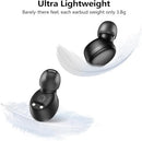 KURDENE WIRELESS EARBUDS BLUETOOTH 5.3 LIGHT WEIGHT IN EAR HEADPHONES - BLACK - Brand New