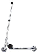 RAZOR A KICK SCOOTER FOR KIDS LIGHTWEIGHT FOLDABLE ALUMINUM FRAME - CLEAR/BLACK - Like New