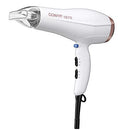 Conair Double Ceramic 1875W Hair Dryer 3 Heat/ 2 Speed Blow Dryer - White - Like New