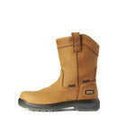 10029138 ARIAT MEN'S TURBO PULL-ON CSA WATERPROOF CARBON BOOT SIZE 8.5 AGED BARK - Like New