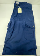 ROAMING SOUL MEN'S COTTON FLEX STRETCH CARGO SHORTS SIZE 34 - BLUE - Like New