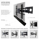 Soundbar Mount with Depth Adjustments for TV Wall Mount Brackets B00LPUWKR0 - Like New