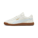 397635-11 WOMEN PUMA CLUB 5V5 SNEAKER WHITE/DEWDROP/GLD SIZE 6.5 - Like New