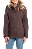6945 LEGENDARY WHITETAILS WOMEN'S SADDLE COUNTRY SHIRT JACKET RUSTY MAROON L - Brand New