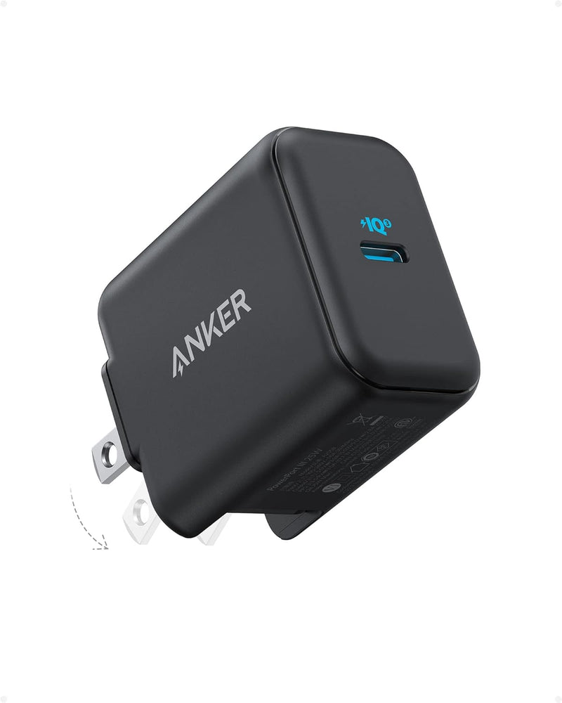 ANKER 25W USB C Super Fast Charger, 312 Charger A2058,Cable Not Included - BLACK - Like New