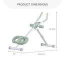 FF FINER FORM FINER FORM ABSLIDER PRO, GYM MACHINE FOR HOME GYM, WHITE/GREEN - Like New