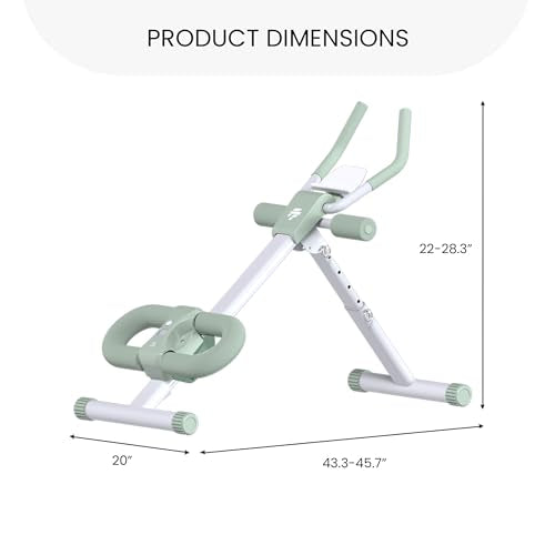 FF FINER FORM FINER FORM ABSLIDER PRO, GYM MACHINE FOR HOME GYM, WHITE/GREEN - Like New
