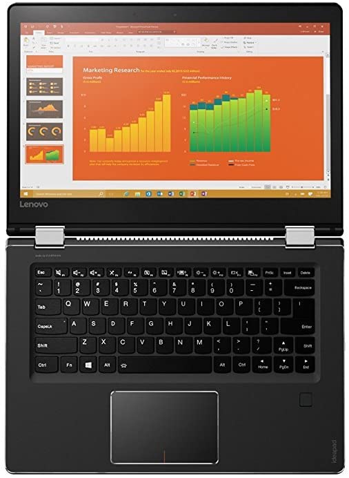 LENOVO FLEX 4 2-in-1 14 FHD TOUCH i5-7200 8 256GB SSD FPR BLACK 80VD0008US - Like New