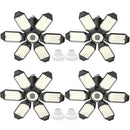 LUCORUSC LED GARAGE LIGHTS 4 PACK 200W SUPER BRIGHT E26 6500K - BLACK - Like New