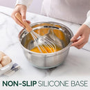 COOK WITH COLOR STAINLESS STEEL MIXING BOWLS WITH LIDS 12 PIECES - SAGE - Like New