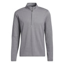 GM0022 ADIDAS MEN'S 3-STRIPES QUARTER ZIP PULLOVER GREY SIZE S - Like New