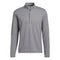 GM0022 ADIDAS MEN'S 3-STRIPES QUARTER ZIP PULLOVER GREY SIZE S - Like New