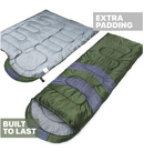 MalloMe SSBAG Sleeping Bag for Adult Backpacking Camping Bag for Kid Green - Like New