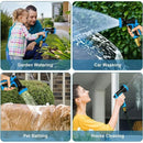 ABEDEN EXPANDABLE GARDEN LIGHTWEIGHT FLEXIBLE WATER HOSES 100FT - BLUE/BLACK - Like New