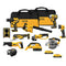 DEWALT 20V MAX POWER TOOL COMBO KIT, 10 TOOL CORDLESS - YELLOW - Like New