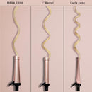 BEACHWAVER MULTI BARREL, PRO CERAMIC CURLING IRON - PINK ROSE GOLD - Like New