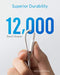 Anker Powerline II Lightning Cable, [6 ft MFi Certified] USB Charging/Sync Cable - Like New