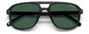 CARRERA 279/S 56/17-145 003 (UC) MATTE BLACK FRAME/GREEN POLARIZED LENSES - Like New