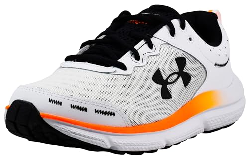 Under Armour Men's Charged Assert 10 Running Shoe White Black Size 12.5 - Like New