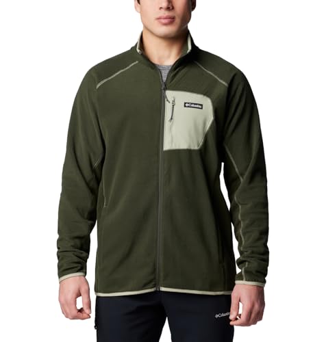 Columbia mens Outdoor Tracks Full Zip Ii - Size: Men Large - Greenscape/Safari - Brand New