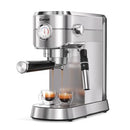GEVI Espresso Machine 20 Bar Milk Frother ECMA0 - IVORY SILVER - Brand New