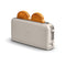 BELLA 2 SLICE SLIM TOASTER, 6 SETTING SHADE CONTROL, T30184, OATMILK - Like New