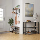 VASAGLE SHOE BENCH RACK, 3-TIER STORAGE SHELF FOR ENTRYWAY HALLWAY LIVING ROOM - Like New