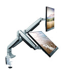 TechOrbits Universal Desk Mount for Dual Monitor - Fits Two 13-30" Monitors - Like New