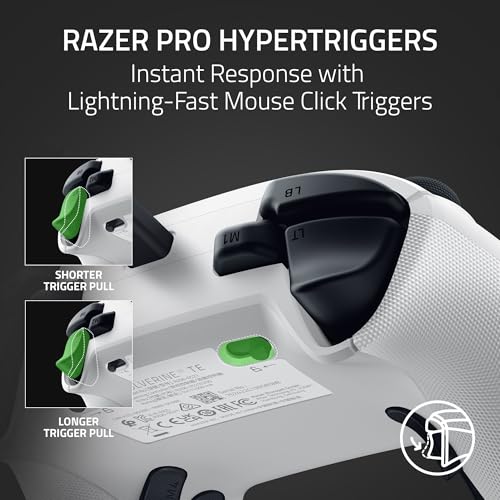 RAZER WOLVERINE V3 TOURNAMENT EDITION WIRED GAMING CONTROLLER WHITE - Like New