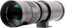 ULTIMAXX 420-800MM F/8.3-16 SUPER HD MANUAL TELEPHOTO ZOOM LENS - BLACK - Like New