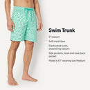 AMAZON ESSENTIALS MEN'S 9" TRUNKS MESH LINING POCKETS DRAWSTRING CLOSURE - XL - Brand New