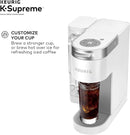 Keurig K-Supreme Single Serve K-Cup Pod Coffee Maker 5000362103 - White Like New