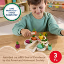 Fisher-Price Montessori Toy Sorting Tree American Montessori Society - Like New