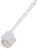 SPARTA Utility Scrub Brush with Polyester Bristles 20" x 3" - White - Brand New