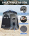 KINGCAMP CAMPING SHOWER TENT OVERSIZE SPACE TENT PORTABLE TENT BLACK/GRAY - Like New