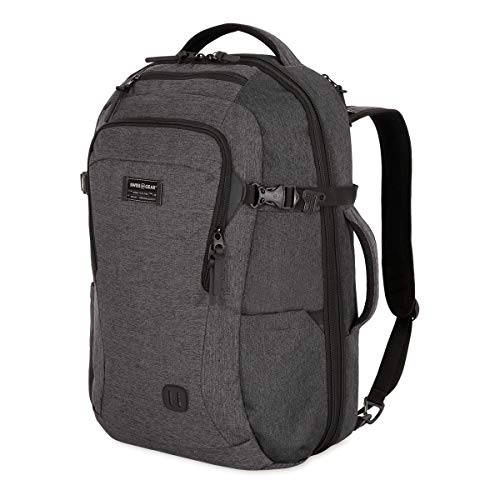 SwissGear Hybrid Travel Laptop Backpack 22 in - Heather Gray - Brand New