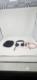 PLANTRONICS BLACKWIRE 5220 USB-C HEADSET, ON-EAR MONO HEADSET, WIRED - BLACK/RED - Like New