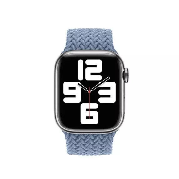 APPLE WATCH BRAIDED SOLO LOOP 41MM - SLATE BLUE - SIZE 8 - SLATE BLUE - Brand New