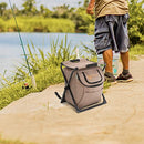 ARROWHEAD OUTDOOR MULTI-FUNCTION 3-IN-1 CAMP CHAIR BACKPACK STOOL - ANTLER TAN - Like New