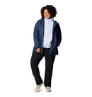 WL7995 Columbia Women's Switchback II Lined Long Jacket Collegiate Navy M - Brand New