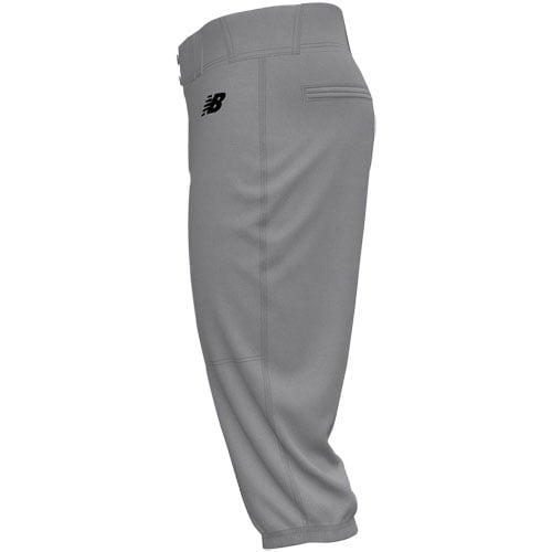 New Balance Men's Solid Knicker Baseball Pants - M - Gray - Brand New